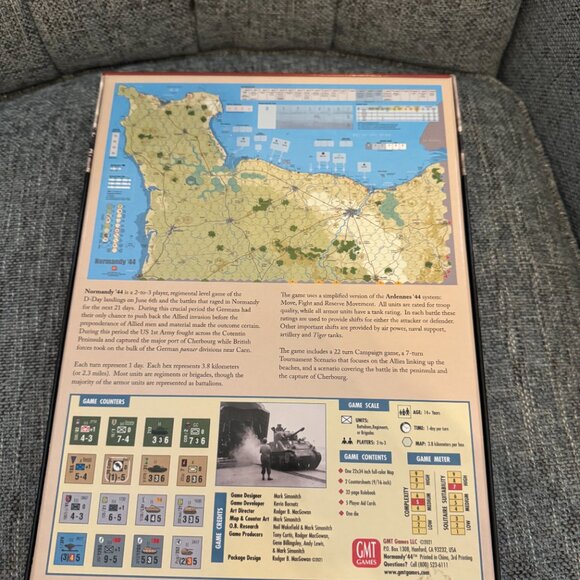 Normandy '44 (opened, unpunched) GMT Games - Picture 7 of 14
